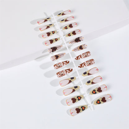 Stylish artificial nails in abstract design Acalora