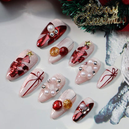 Festive Artificial Nails Acalora