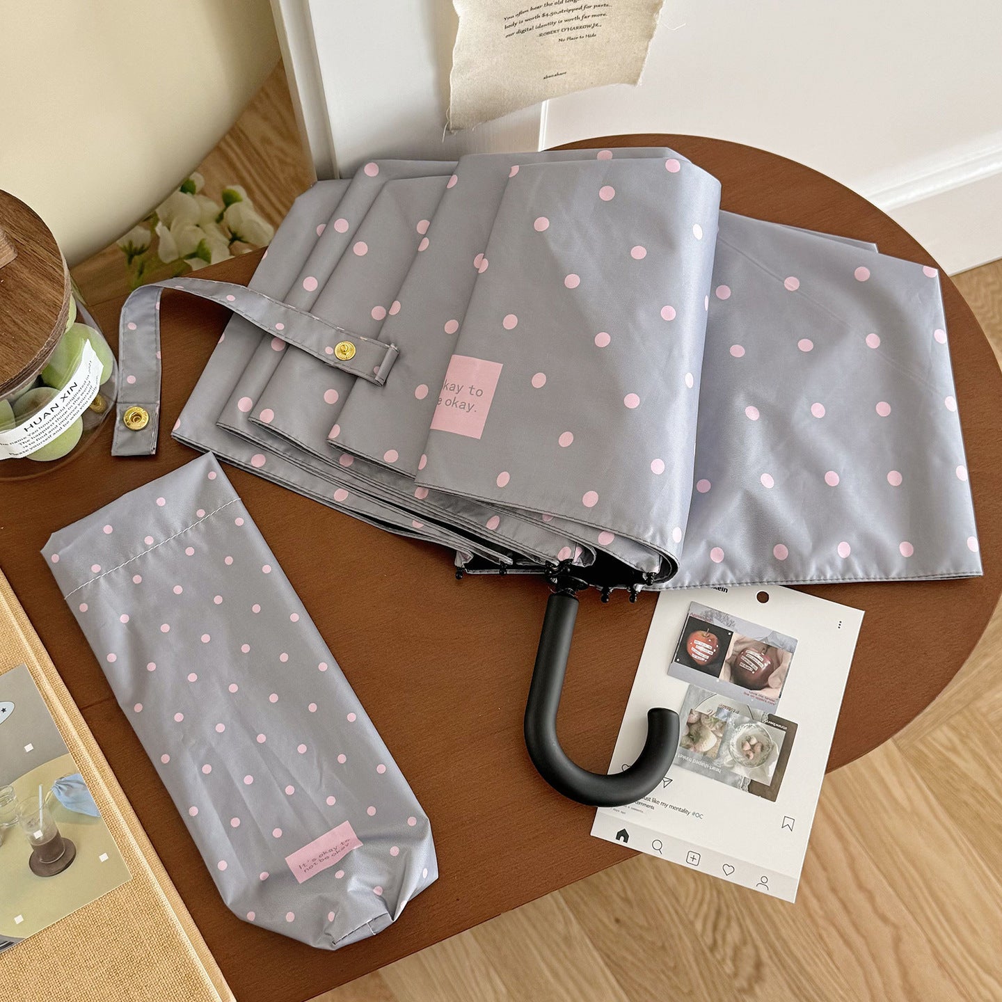 Ladies' foldable umbrella Karnz