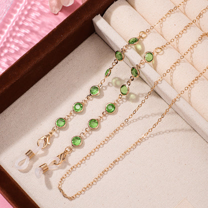 Artistic Beaded Eyewear Chain Acalora