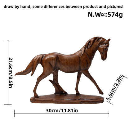 Artful Running Horse Sculpture Acalora