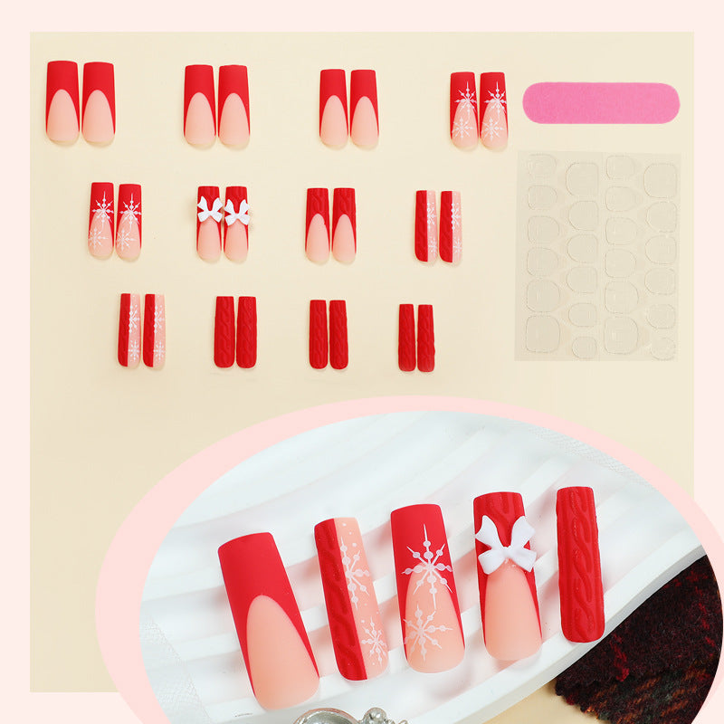 Themed Holiday Press-On Nail Set Acalora