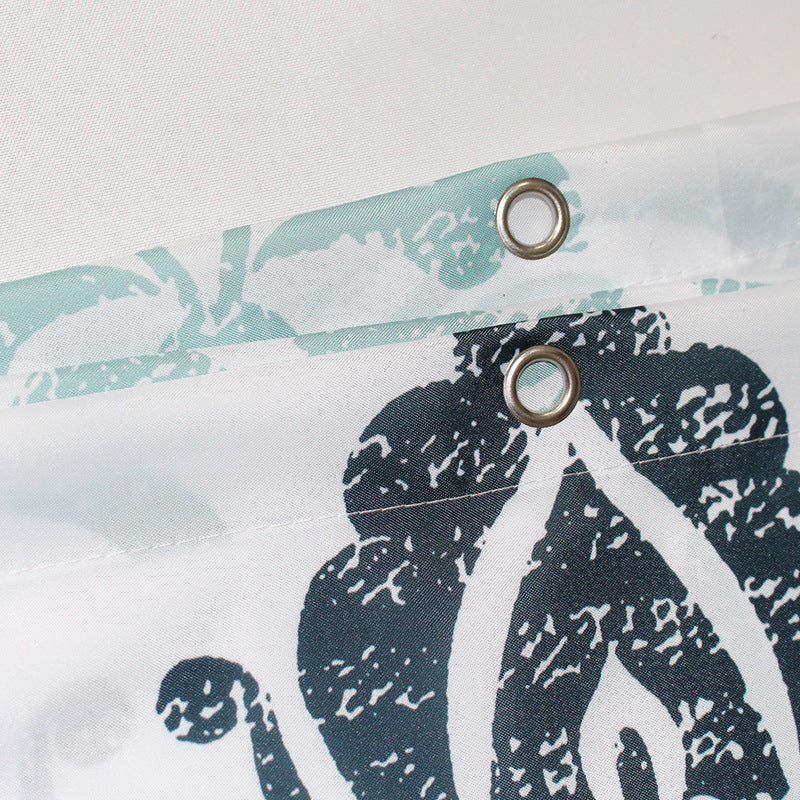 Elegant Damask Shower Curtain