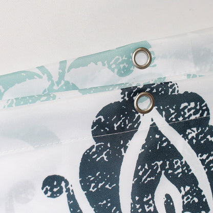 Elegant Damask Shower Curtain