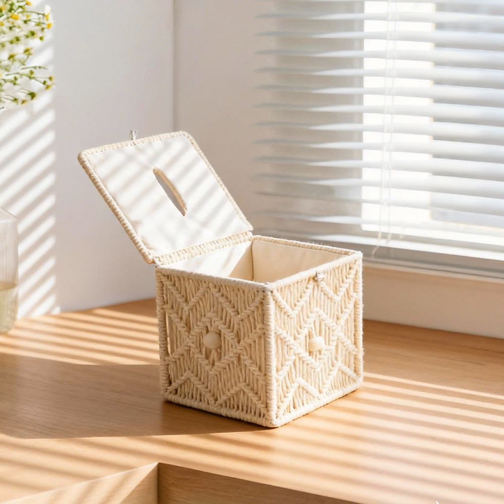 Macrame Storage Box Acalora