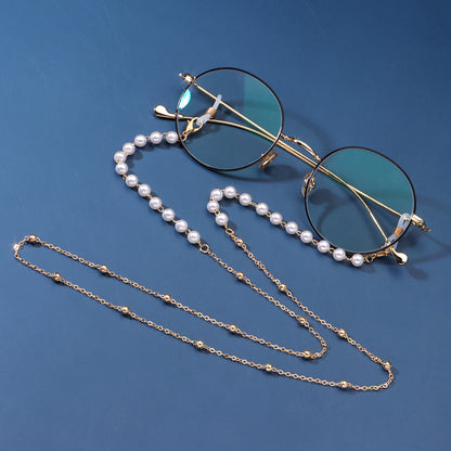 Crystal-Accented Eyewear Chain Acalora