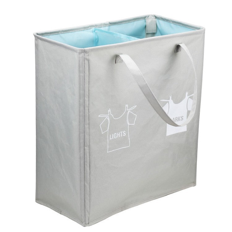 Laundry separator basket with handles and compartments Acalora