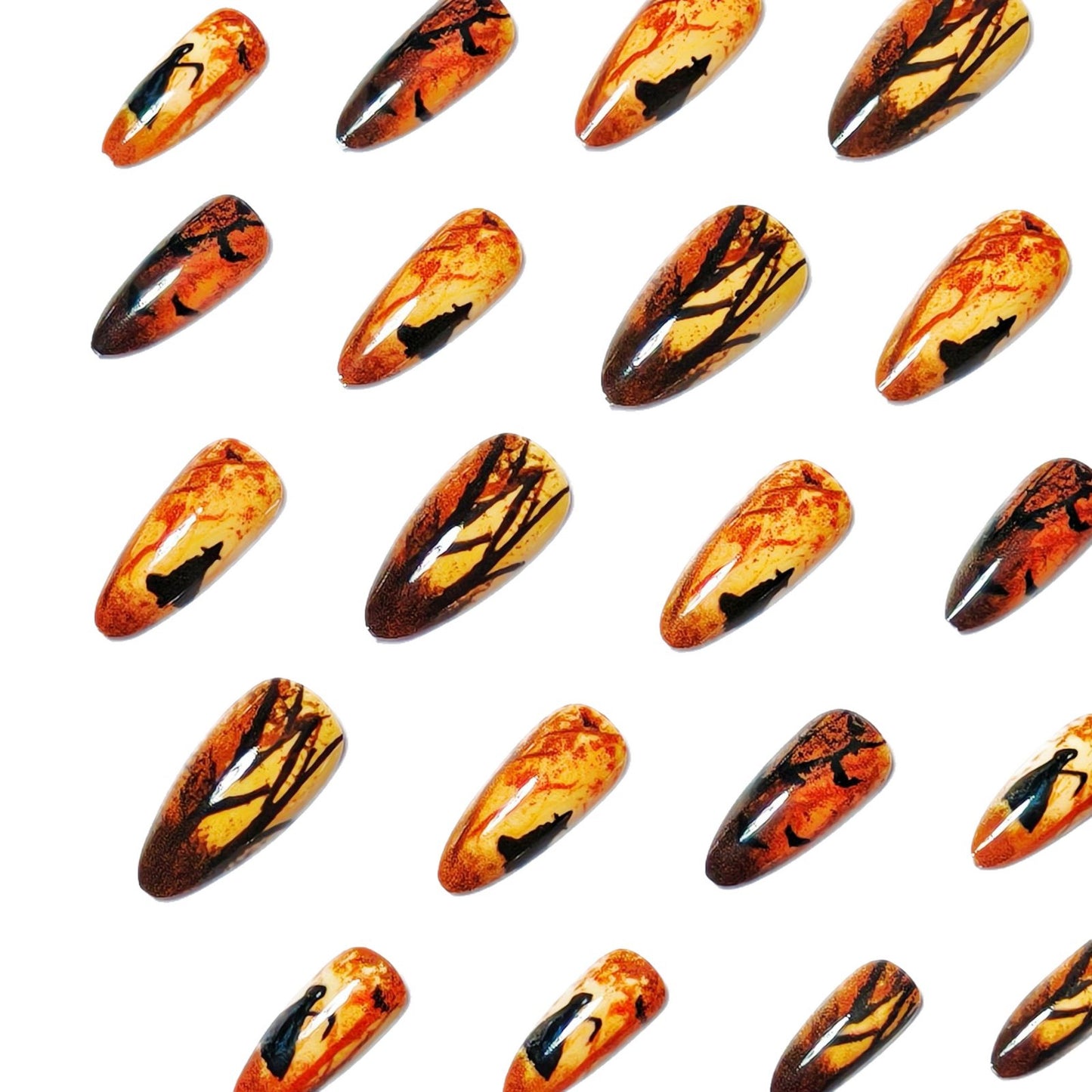 Artistic Halloween-Themed Nail Art Acalora 1788155472