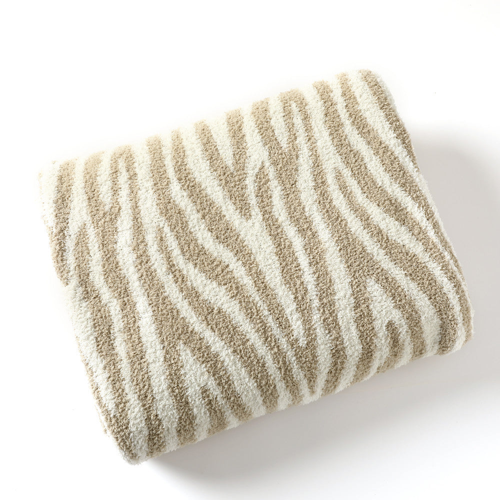 Cozy Knitted Throw Blanket