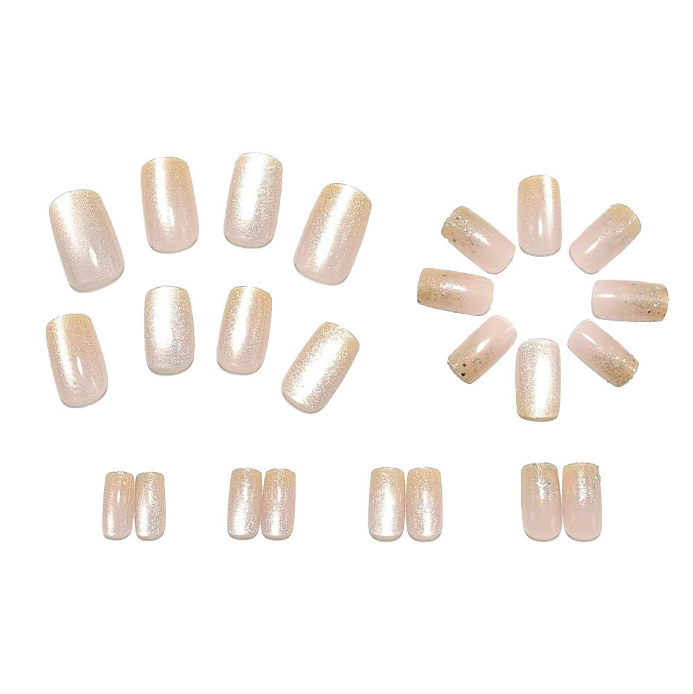 Artificial nails with glitter finish Acalora