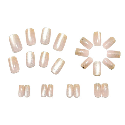 Artificial nails with glitter finish Acalora