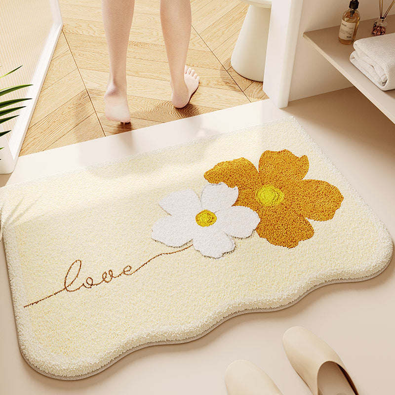 Soft Textured Bathroom Rug