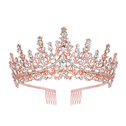 Ladies' Rhinestone Tiara with sparkling gemstone wreath