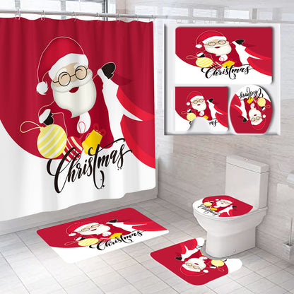 Festive Christmas Bathroom Set