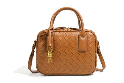 Textured Leather Boutique Handbag Acalora
