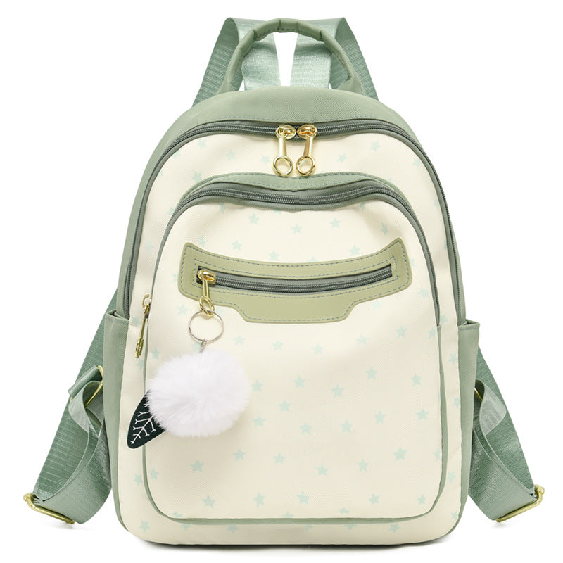 Chic Star Patterned Backpack Acalora