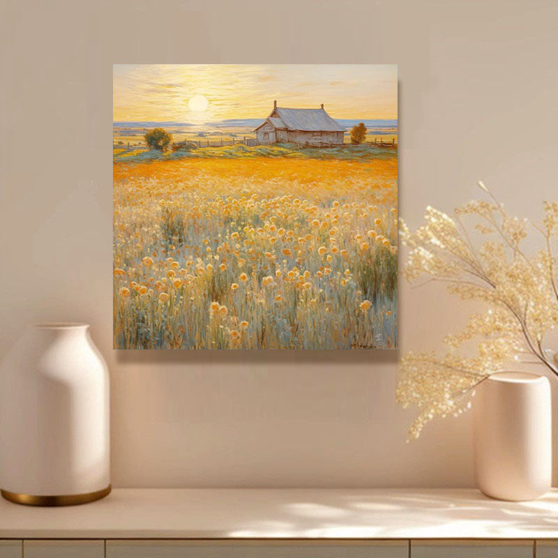 Scenic Winter Landscape Canvas Art