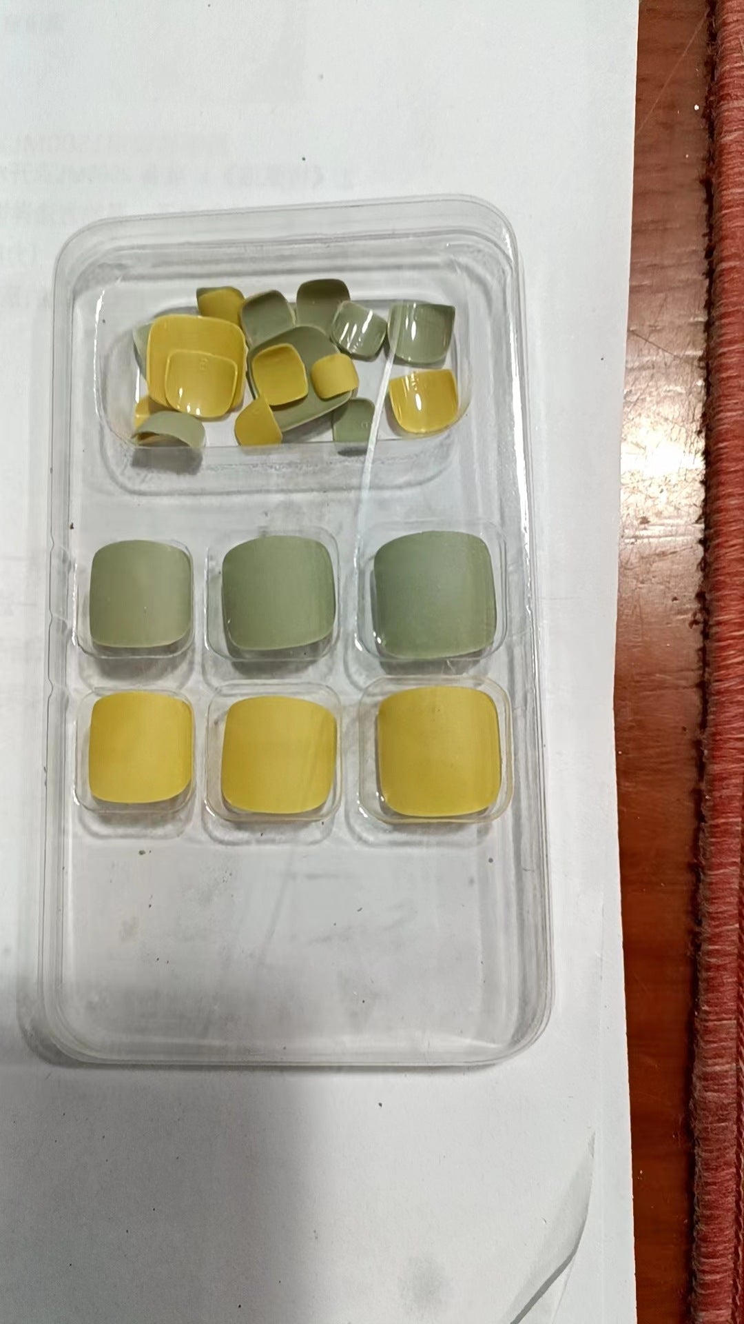 Matte Finish Press-On Nail Tips Set Acalora