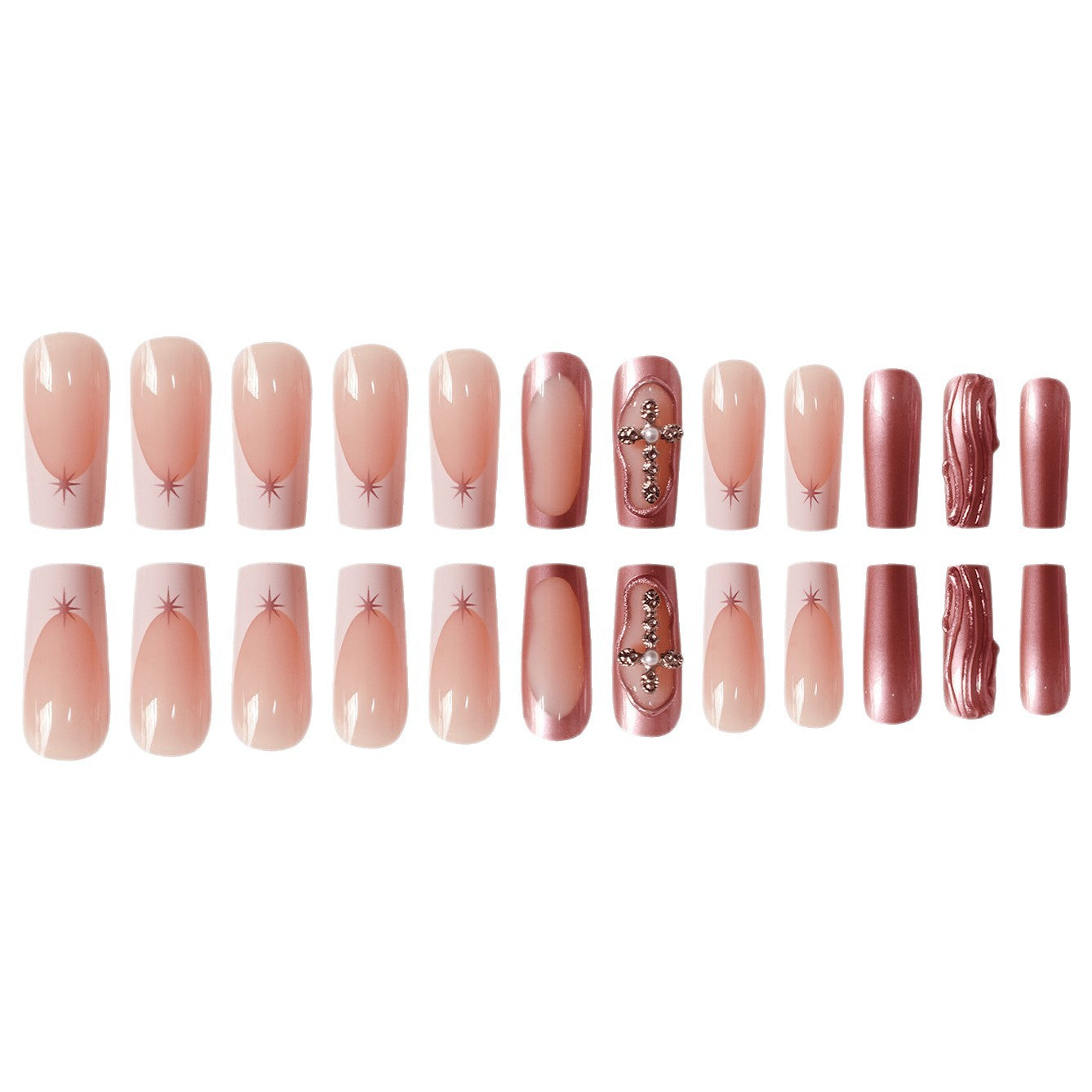Artistic Long Nail Set Acalora