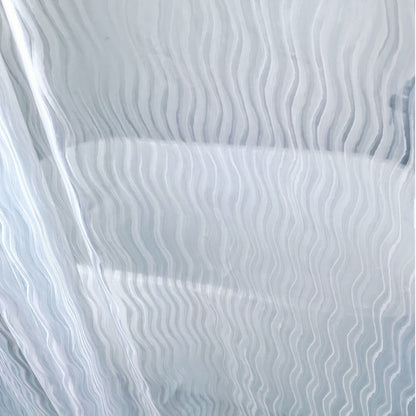 Textured Wave Pattern Shower Curtain
