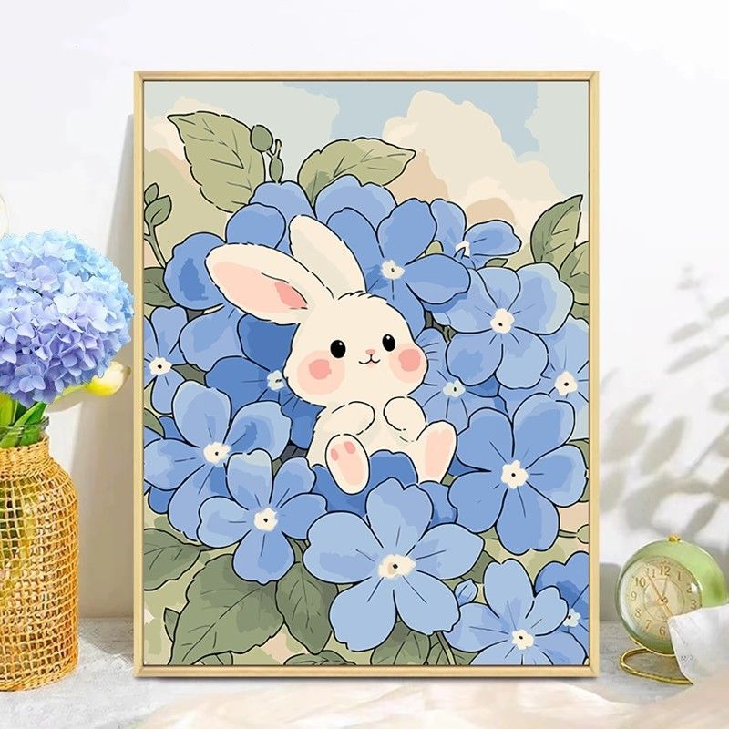 Playful Bunny Themed Wall Art