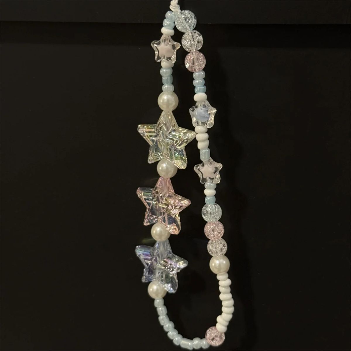 Star-Themed Beaded Necklace Acalora