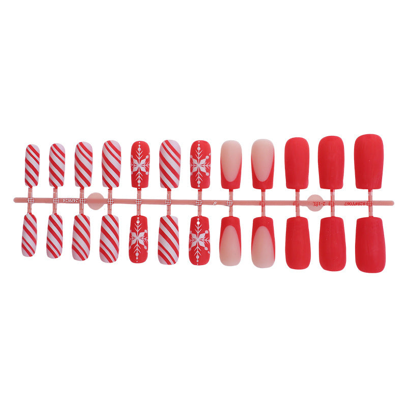 Festive Holiday Press-On Nail Set Acalora 1788495649
