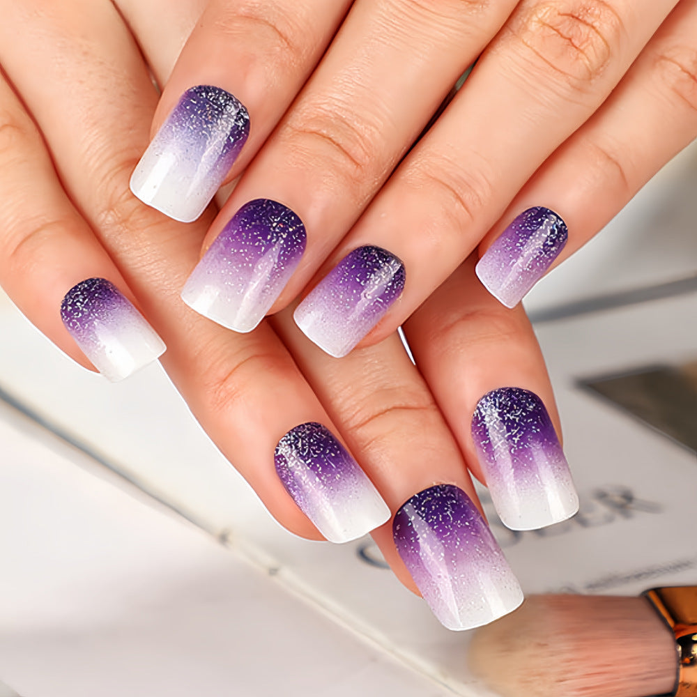Ombre Glitter Nail Tips Acalora