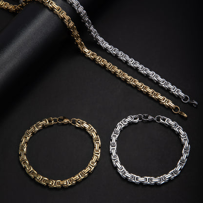 Chunky Link Chain Jewelry Set Acalora
