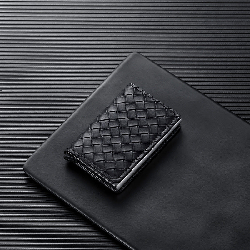 Premium Leather Business Card Holder Acalora