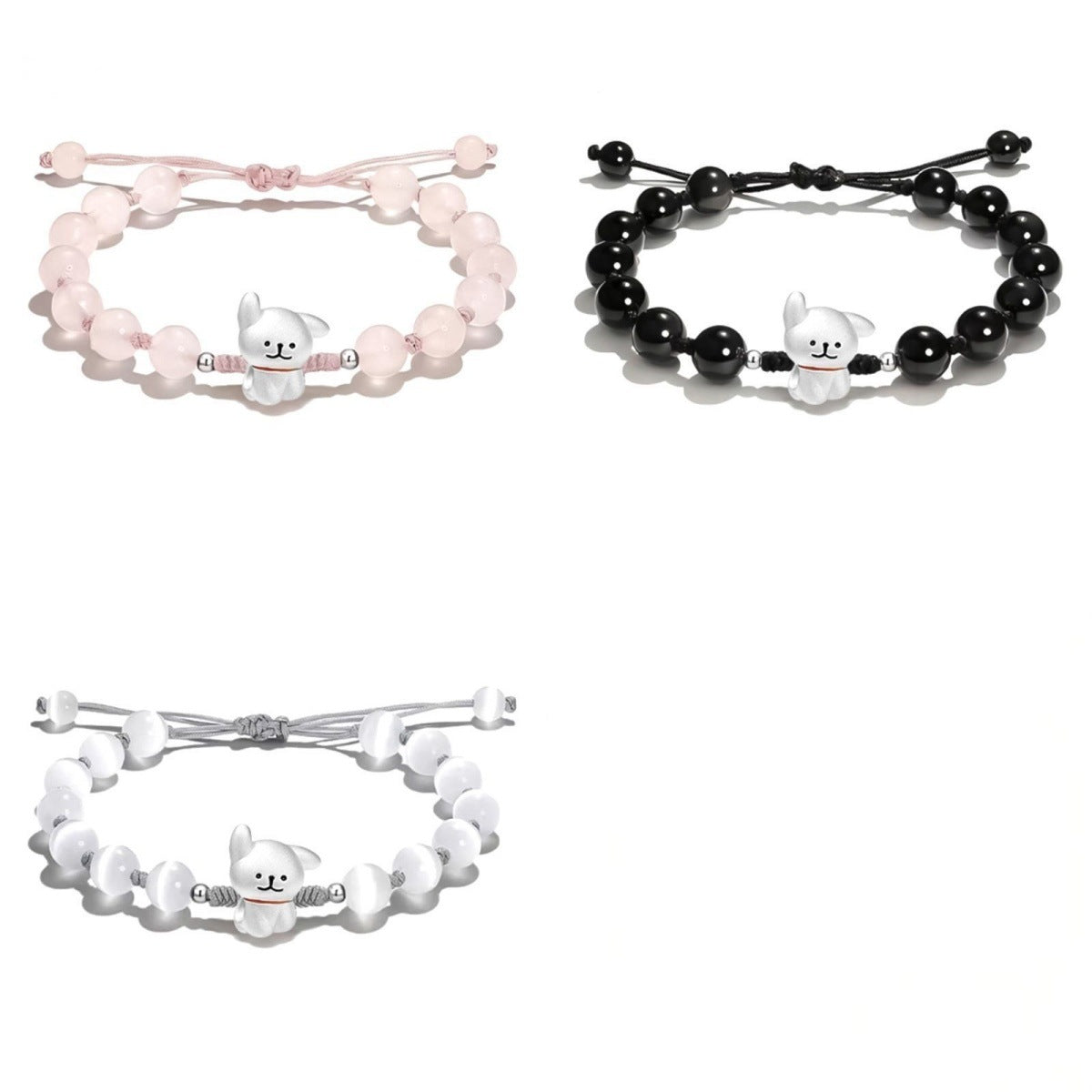 Adjustable Cute Dog Charm Bracelet Acalora