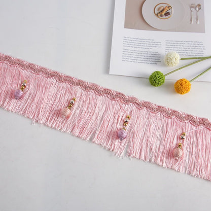 Luxury Fringe Braid with Bead Trim Acalora