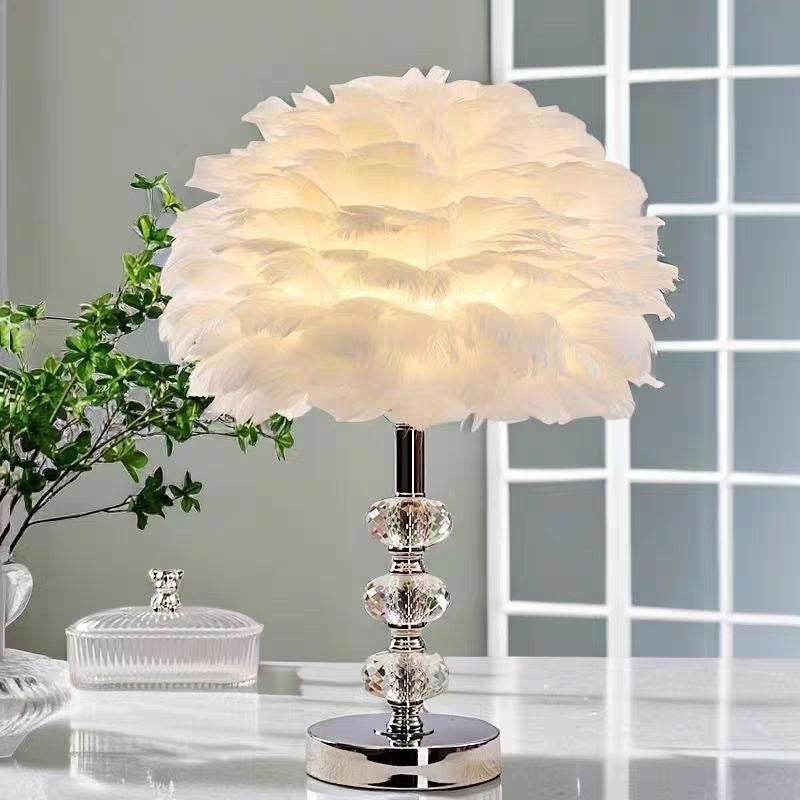 Feather Table Lamp