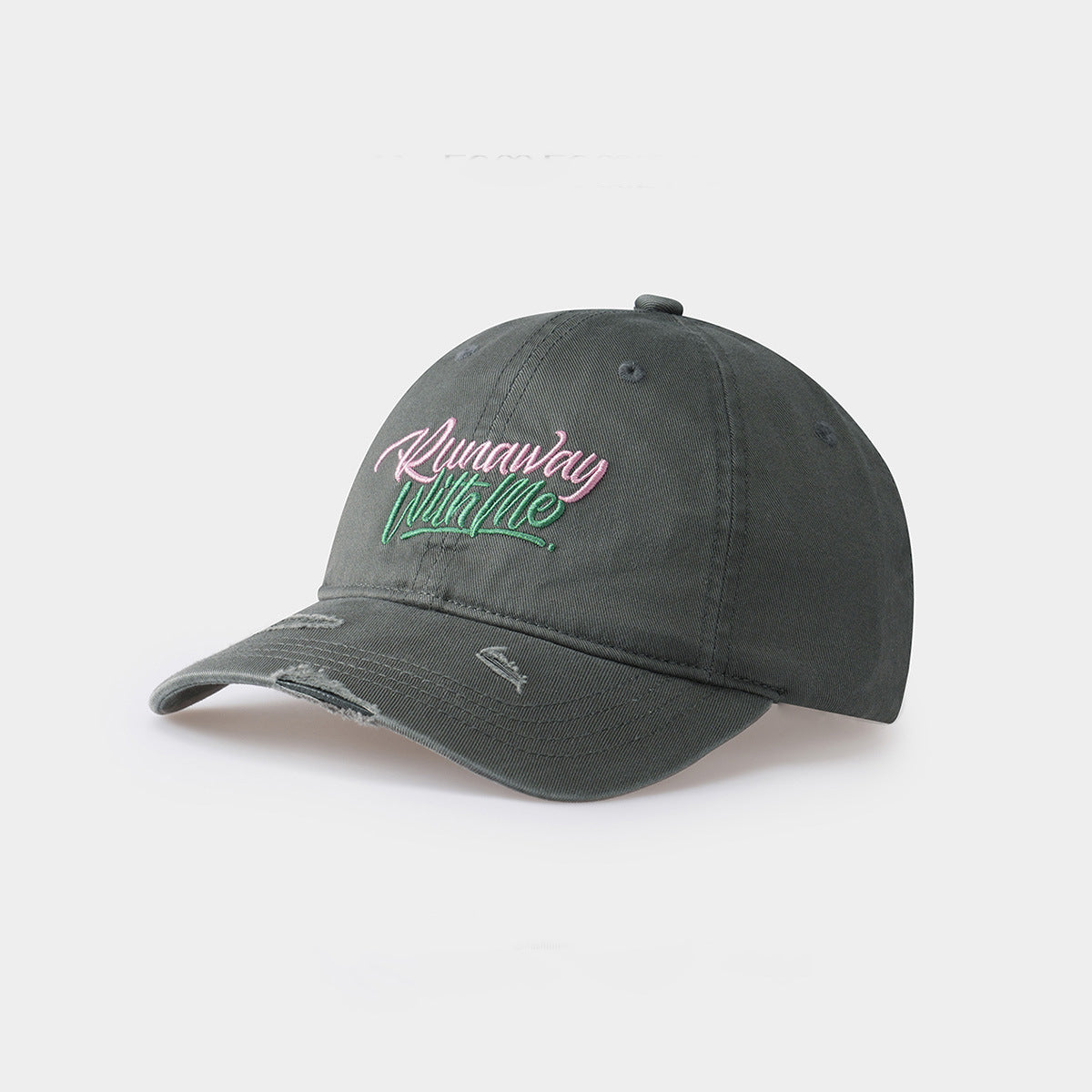 Distressed Inspirational Quote Baseball Cap