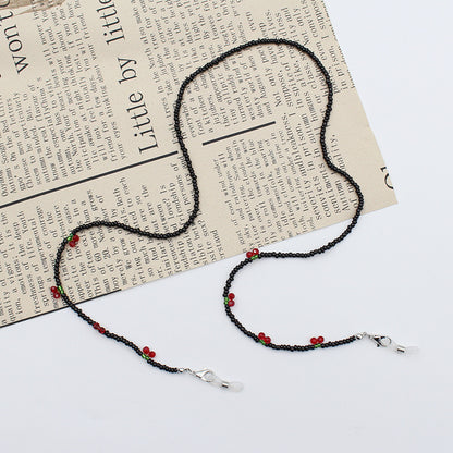 Elegant Pearl Chain Eyewear Holder Acalora