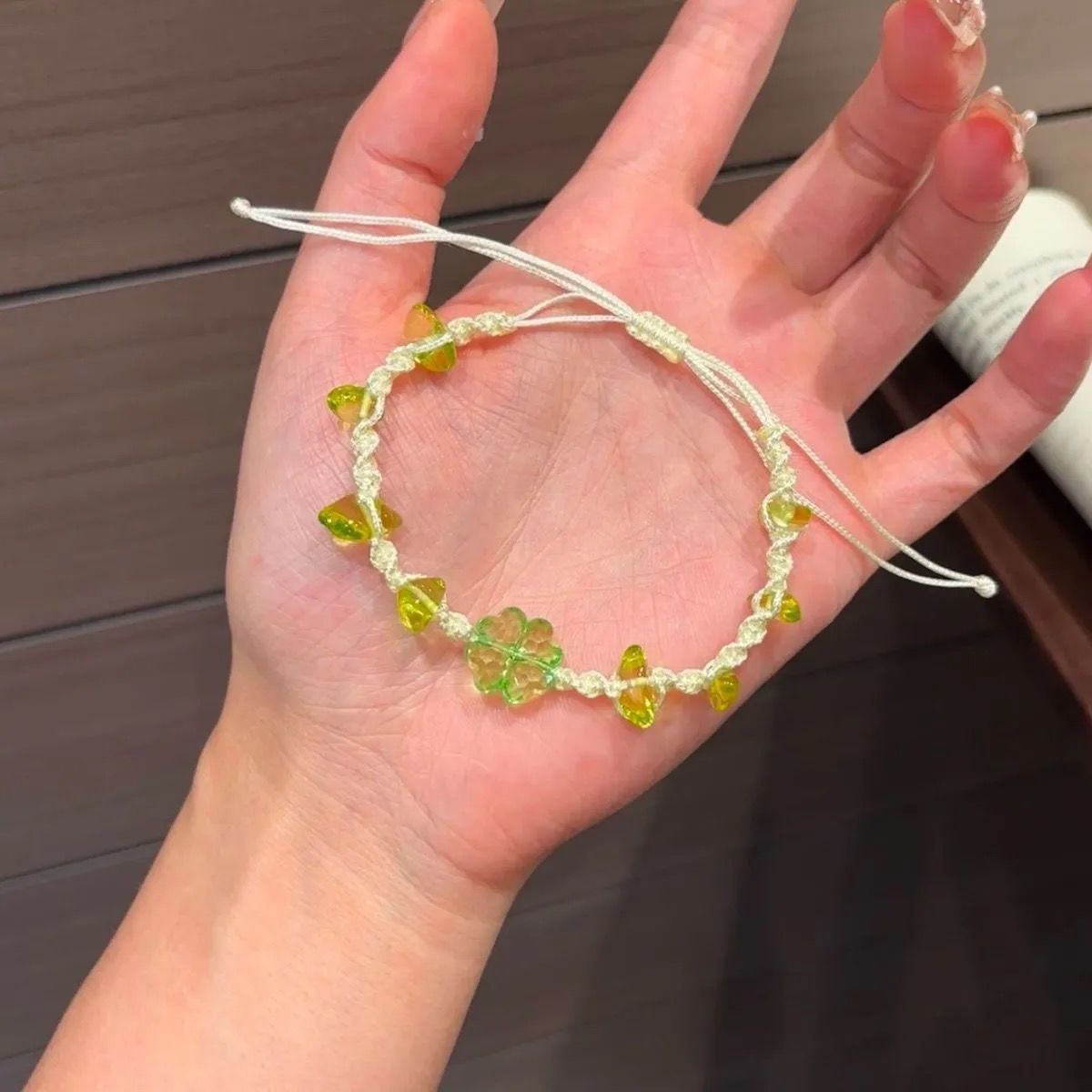 Adjustable Crystal Charm Bracelet Acalora