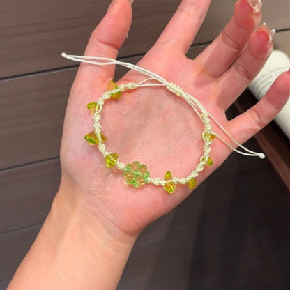 Adjustable Crystal Charm Bracelet Acalora