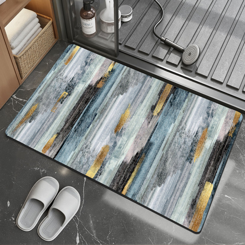 Modern Abstract Leaf Design Area Rug Acalora