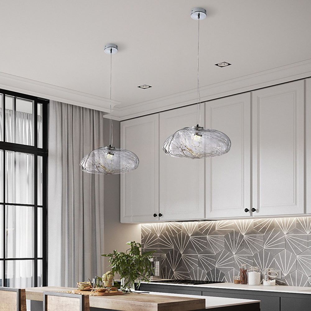 Stylish Glass Cloud Shape Pendant Light Indoor Fixture Decorative Light | Kalsten