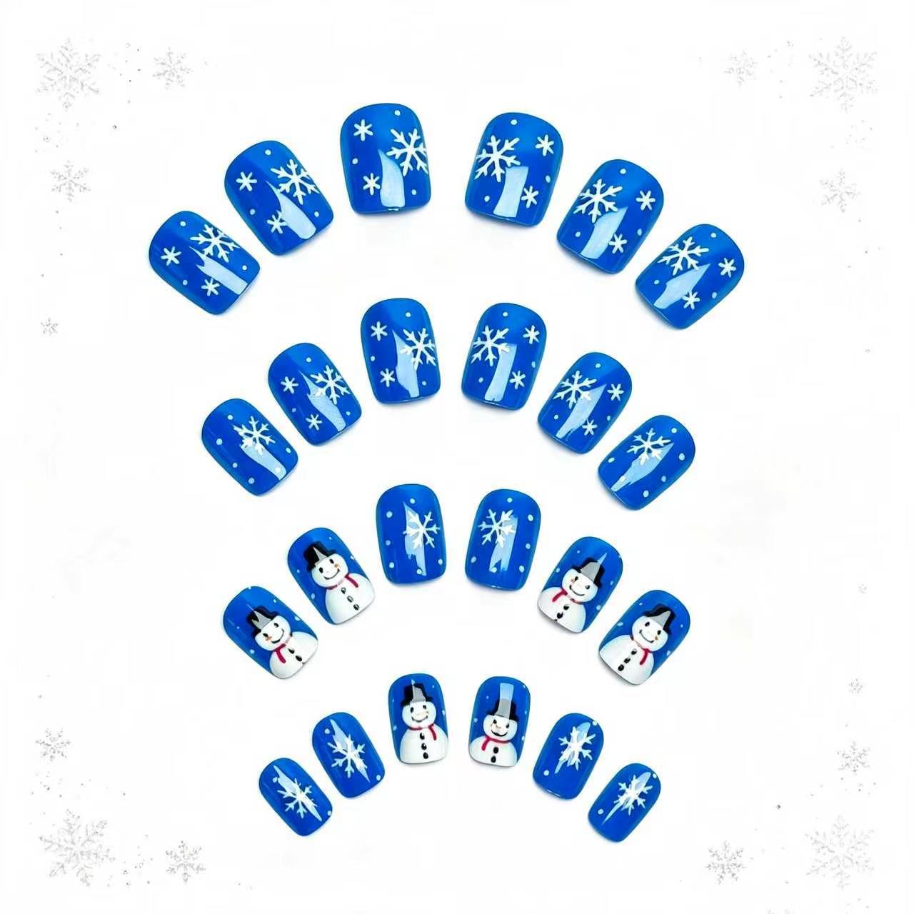 Festive Winter-Themed Nail Art Acalora 1788155497