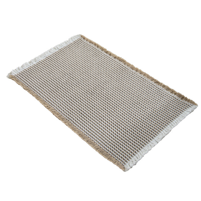Textured Bathroom Rug
