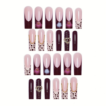 Artistic Long Nail Wraps Acalora