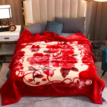 Decorative Fleece Throw Blanket