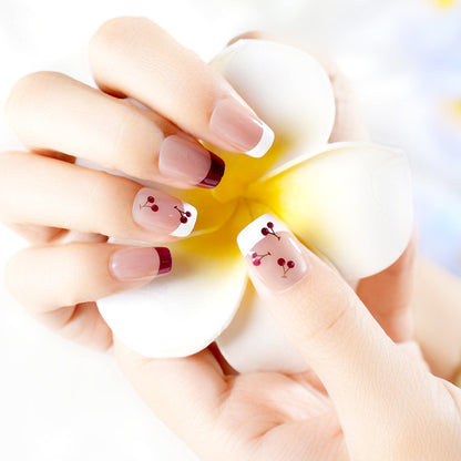 Artistic Cherry Blossom Design Press-On Nails Acalora