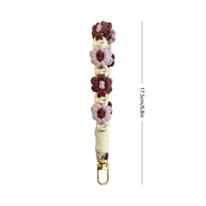 Floral Macrame Keychain Holder Acalora 1788942629