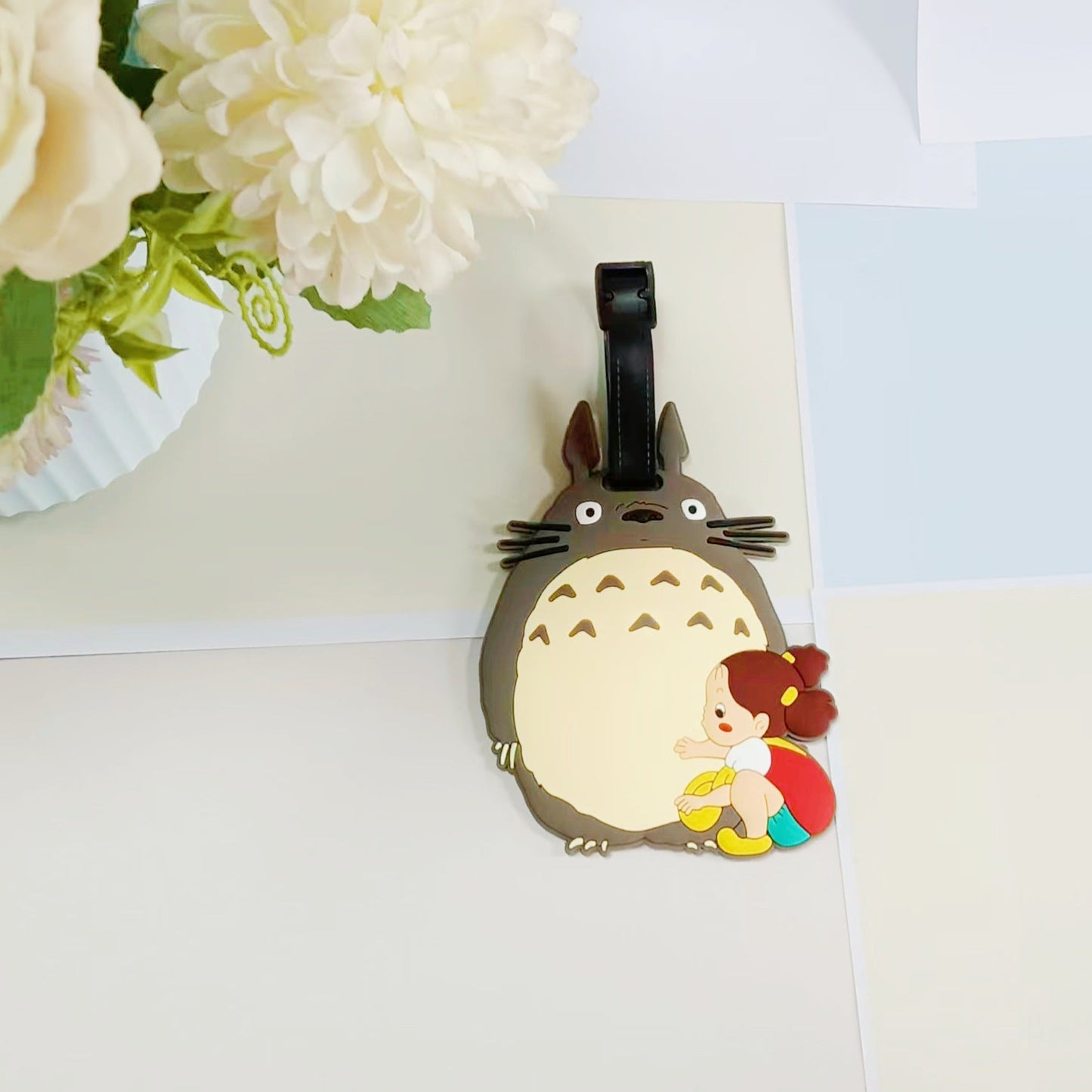 Unisex Luggage Tag in Flamingo Design Skanto