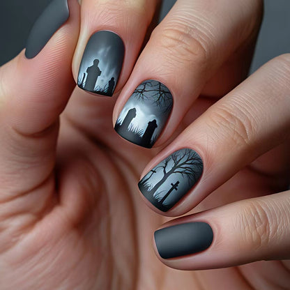 Artistic Gothic Nail Art Acalora