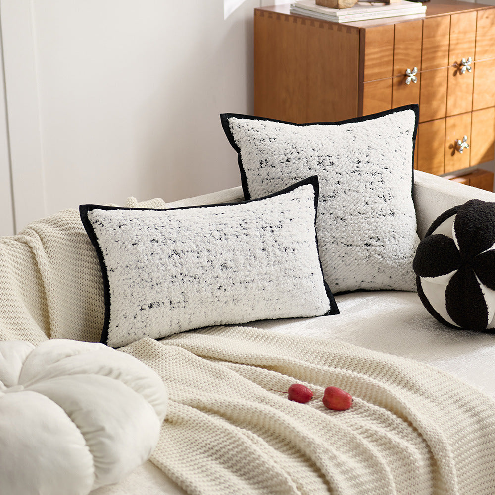 Decorative Striped Lumbar Cushion