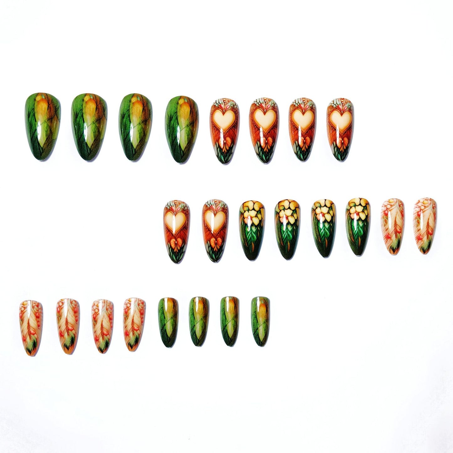 Nature-Inspired Nail Art Design Acalora