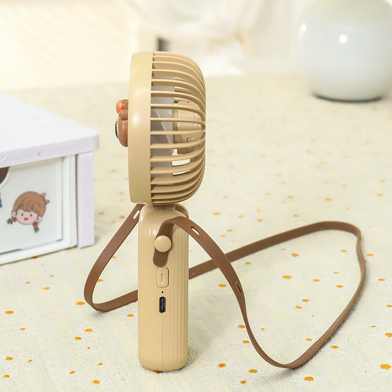 Unisex Portable Handheld Fan with Cute Animal Design Karnz